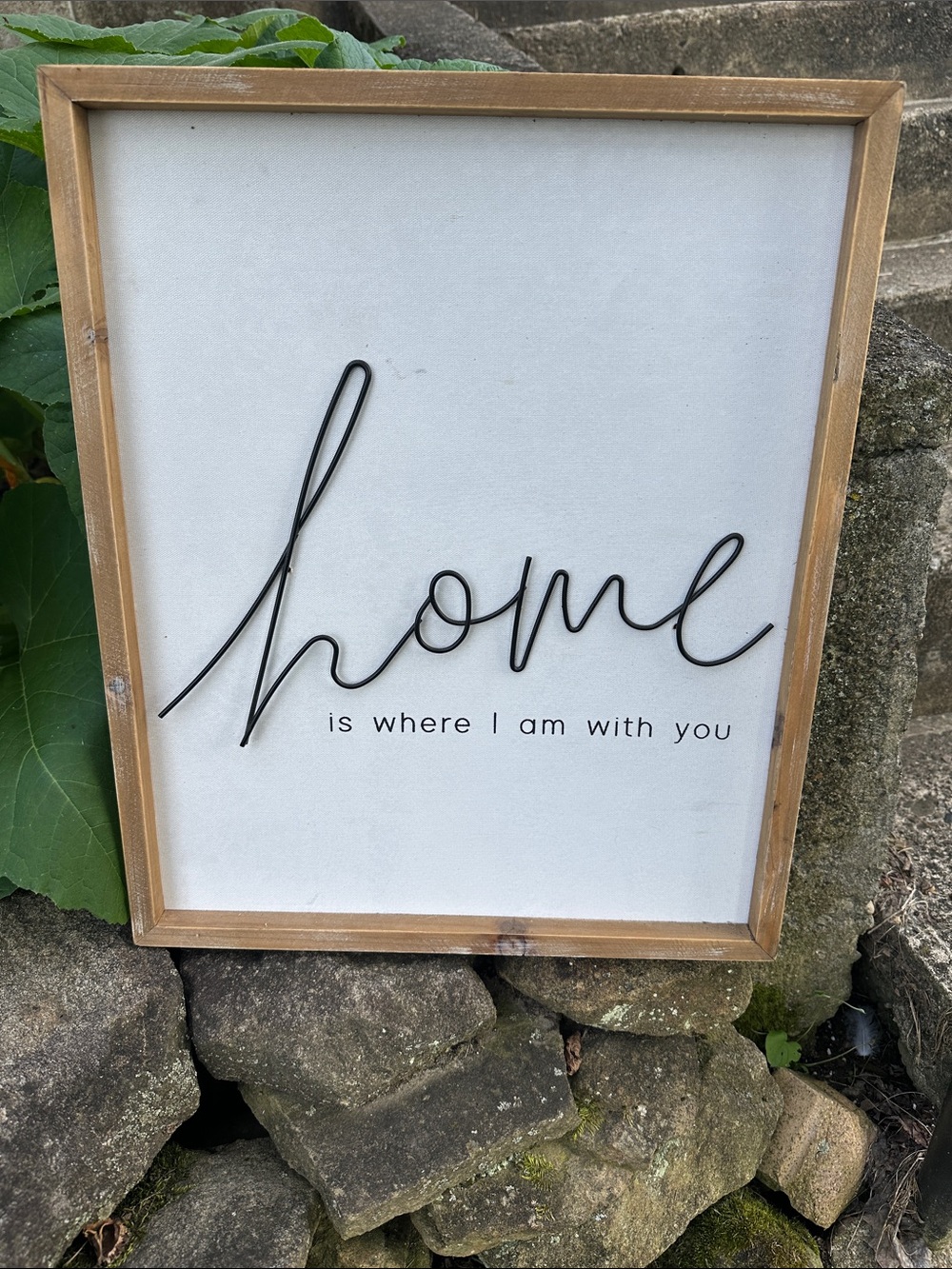 Kirkland’s Home Is Where I Am With You Wall Decor 19” x 15.75”